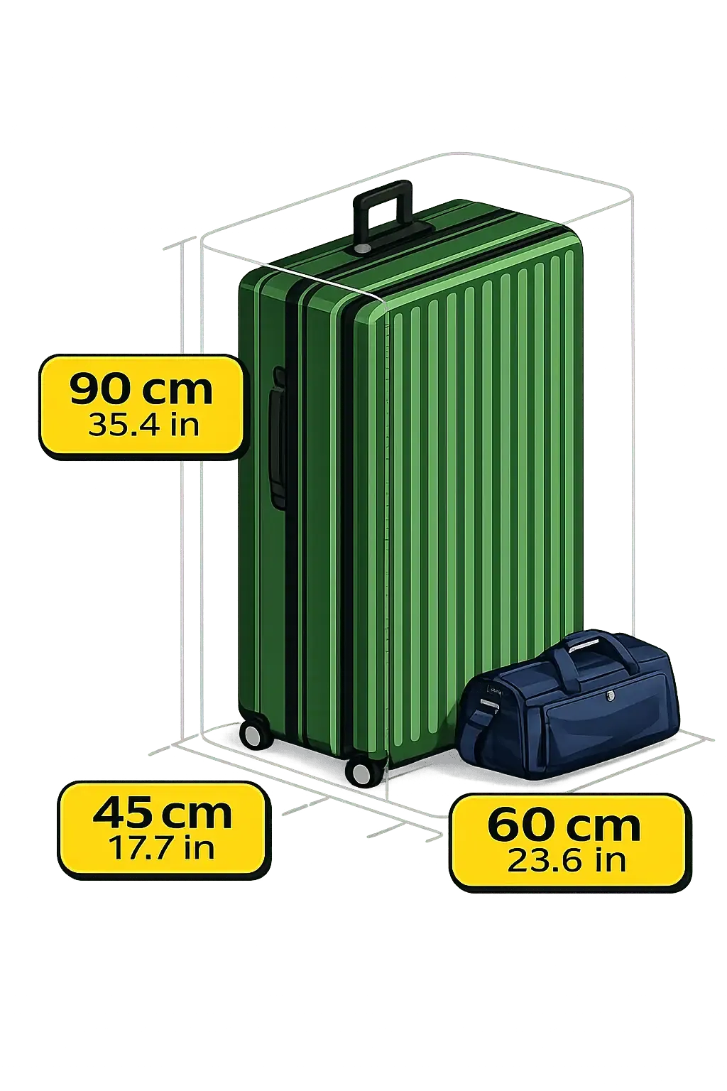 Size XL locker dimensions